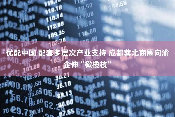 优配中国 配套多层次产业支持 成都蓉北商圈向渝企伸“橄榄枝”